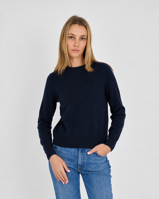 CREW CASHMERE SOLID RUGBY