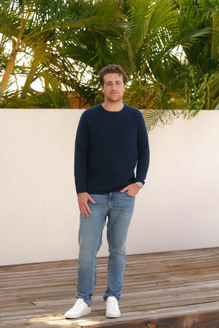 AIDAN CASHMERE SOLID CREW