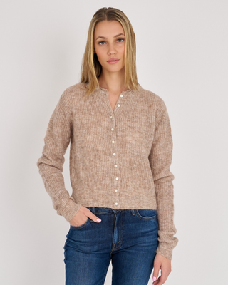 LIV MOHAIR STITCHY MOHAIR CARDIGAN