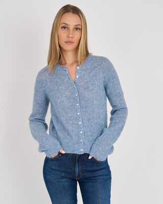LIV MOHAIR STITCHY MOHAIR CARDIGAN