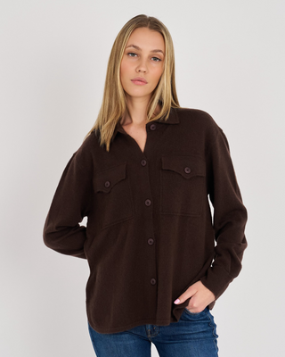 STORMI CASHMERE SHIRT JACKET
