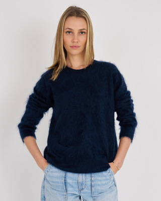 NOVA BRUSHED CASHMERE CREW