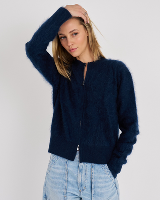 SASHA BRUSHED CASHMERE BOMBER
