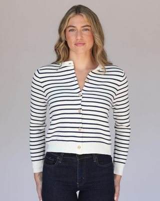 MEADOW STRIPE CARDIGAN
