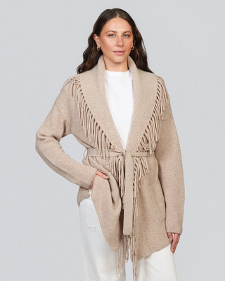 FIFI CASHMERE FRINGE CARDI