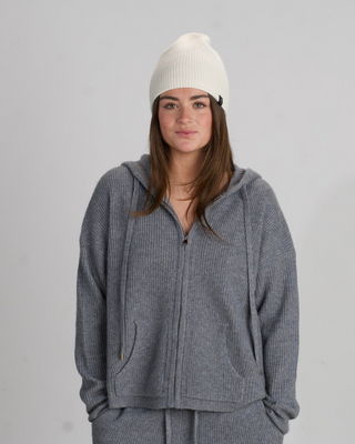 AIDAN RIBBED HOODIE