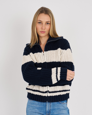 NOA COTTON CHUNKY ZIP UP