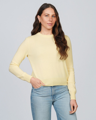 CREW CASHMERE SOLID RUGBY CREW