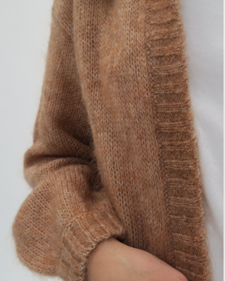 BRODY MOHAIR OPEN CARDIGAN