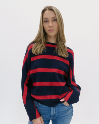 JACKSON STRIPE OVERSIZE CREW