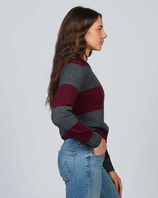 CREW CASHMERE - RUGBY STRIPE