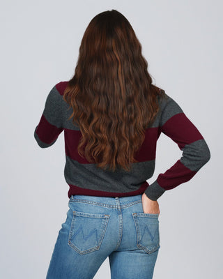 CREW CASHMERE - RUGBY STRIPE